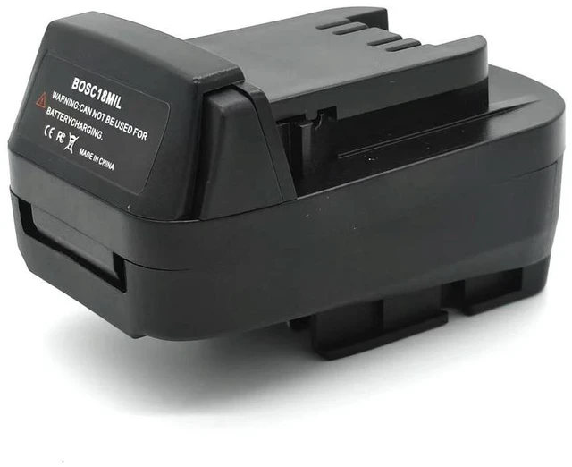 Main image of For Bosch 18V PBA Li-ion BOSC18MIL Adapter Converter Compatible with For Milwaukee 18V Li-ion Power Tool
