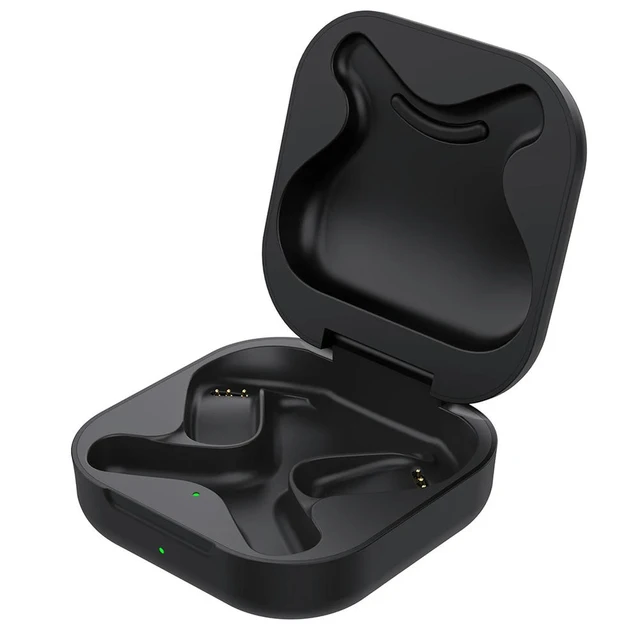 Alt view image 2 of 6 - Charging Case Replacement Charger Case Cover Earphone Charger Box for Shokz OpenFit T910 Open Ear Headphones