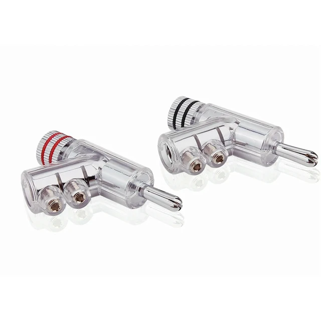 Alt view image 3 of 3 - 4 Pieces Of Ba1403 Speaker Cable Banana Plug Connector Speaker Cable Banana Head Speaker Amplifier Banana Plug