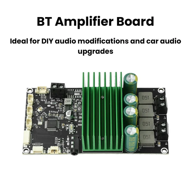 Alt view image 3 of 6 - 2*150W BT Amplifier Board Bass Enhancement EQ Adjustment Audio Amplifier Module With APP Tuning For DIY Car Audio Upgrade Module