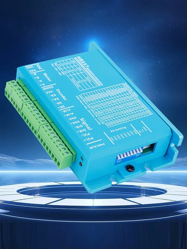 Alt view image 3 of 3 - HBS57 Hybrid Servo Driver AC20-80V/DC24-70V Stepper Motor Driver Controller Encoder 1000 Lines for Nema23/Nema24 Stepper Motor