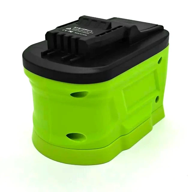 Alt view image 3 of 6 - ALASICKA for RYOBI 18V Lithium Batteries RYB18WORX Adapter Converter Compatible with For WORX 4-pin Power Tools