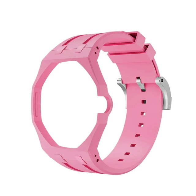 Alt view image 2 of 6 - Soft Watchband Bracelet for Swatch X APRoyal Pop Watch Case Strap Soft Watch Bands for Women Men