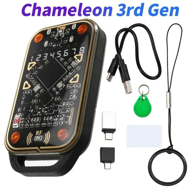 Alt view image 2 of 3 - Chameleon Ultra V3.0 RFID Card Emulator+UID CUID Keychain Card