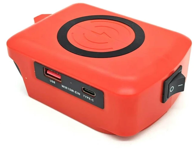 Main image of Mobile Phone Charger Fast Charger with USB & Type-C Ports Supports Tablet Charging for Craftsman 20V Batteries