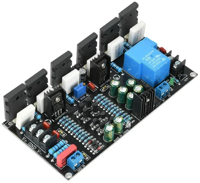 Main image of 300W Mono Power Amplifier 1943+5200 Hifi High-Power Audio Amplifier Board With Speaker Protection DC 20V-90V