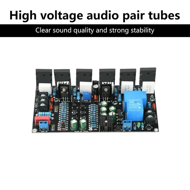 Alt view image 2 of 3 - 300W Mono Power Amplifier 1943+5200 Hifi High-Power Audio Amplifier Board With Speaker Protection DC 20V-90V