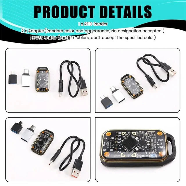 Alt view image 2 of 3 - Chameleon Ultra RFID Chip Reader And Card Emulator With Restart 125Khz 13.56Mhz ID IC Card Decode Duplicato