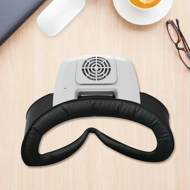 Alt view image 2 of 3 - Cooling Fan Face Cover Replacement Face Pad Face Cover Pad Facial Interface Face Cushion Pad for Quest 3S VR Accessories