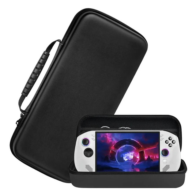 Alt view image 2 of 3 - EVA Hard Carrying Case Bag for Legion Go S Handheld Shockproof Hard Shell Case Anti-Drop Protective Case with Mesh Pocket
