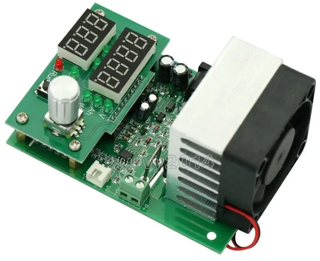 Alt view image 2 of 6 - 60W 30V 0~9.99A Constant Current Electronic Load LCD Display Discharge Capacity Meter Tester Board Module For