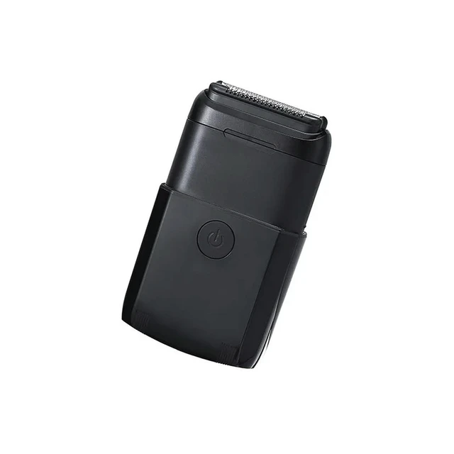 Alt view image 3 of 6 - Mens Travel Facial Groomer Reciprocating 2-Blade Shaver Cordless Shaver Fully Washable USB-C Fast Charging for Travel