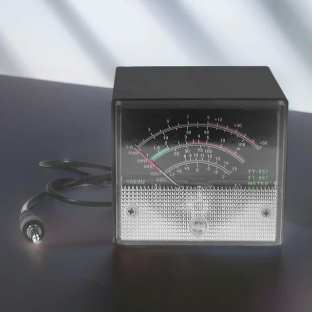 Alt view image 2 of 3 - Power Meter High Precision SWR Watt Power Meter Receive Display Standing Wave Meter for Radio Equipment