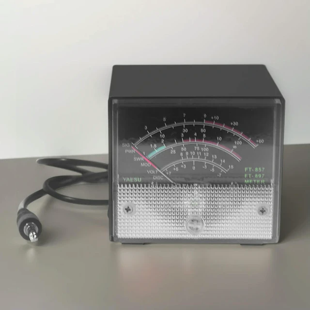 Alt view image 3 of 3 - Power Meter High Precision SWR Watt Power Meter Receive Display Standing Wave Meter for Radio Equipment