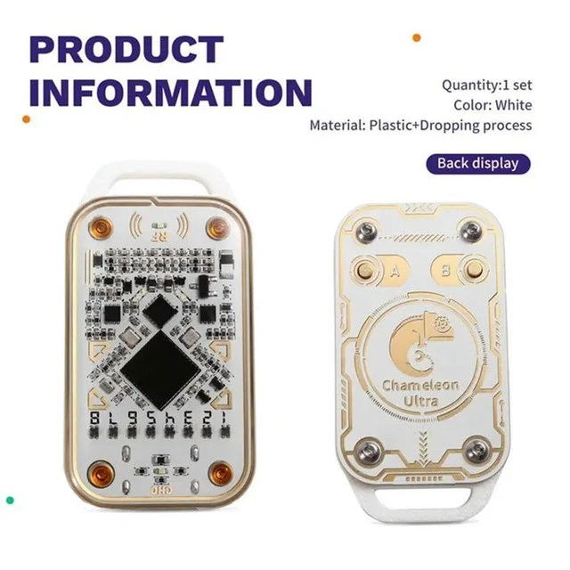 Alt view image 3 of 3 - Chameleon V3.0 RFID Chip Emulator Reader+ 3XUID Keychain Read Write 125K 13.56Mhz ID IC Card Tag Copyer Cop