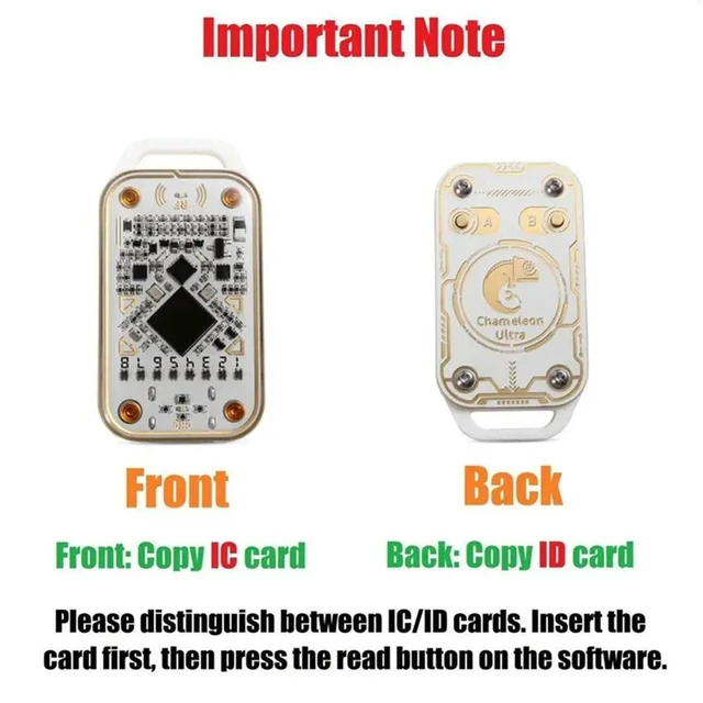 Alt view image 2 of 3 - Chameleon V3.0 RFID Chip Emulator Reader+ 3XUID Keychain Read Write 125K 13.56Mhz ID IC Card Tag Copyer Cop