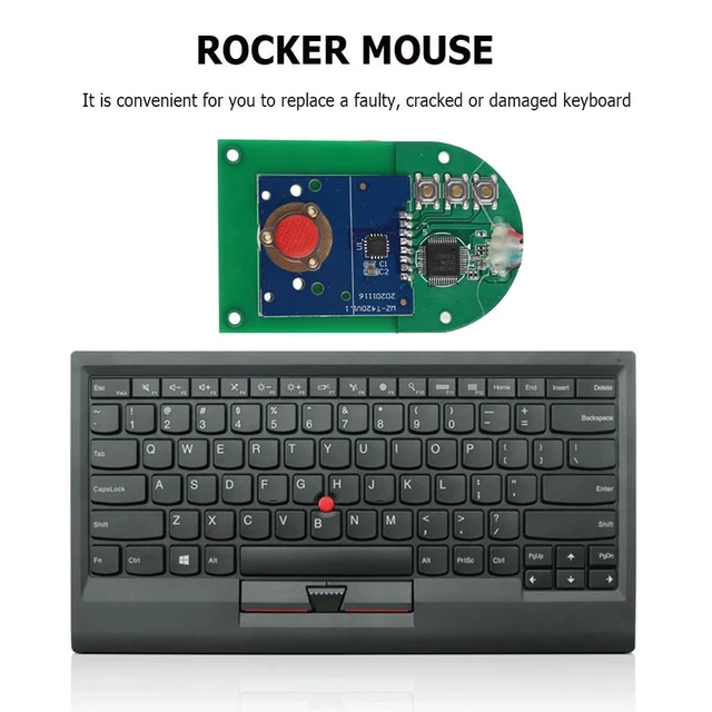 Alt view image 3 of 3 - Professional Keyboard Rocker Mouse Pointer Computer Keyboard Rocker Mouse Pointer Point Stick for Thinkpad