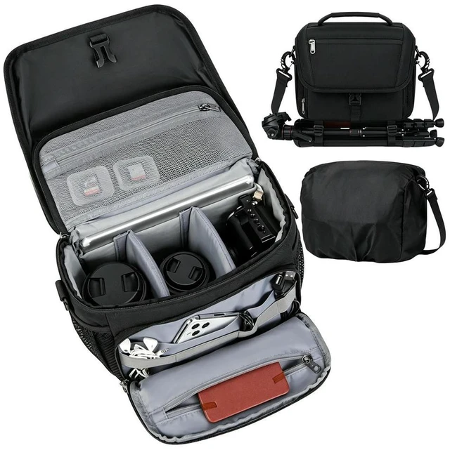 Main image of Small Camera Sling Bag for Photographers Waterproof Compact Camera Shoulder Bags for Mirrorless Or Standard DSLR Cameras