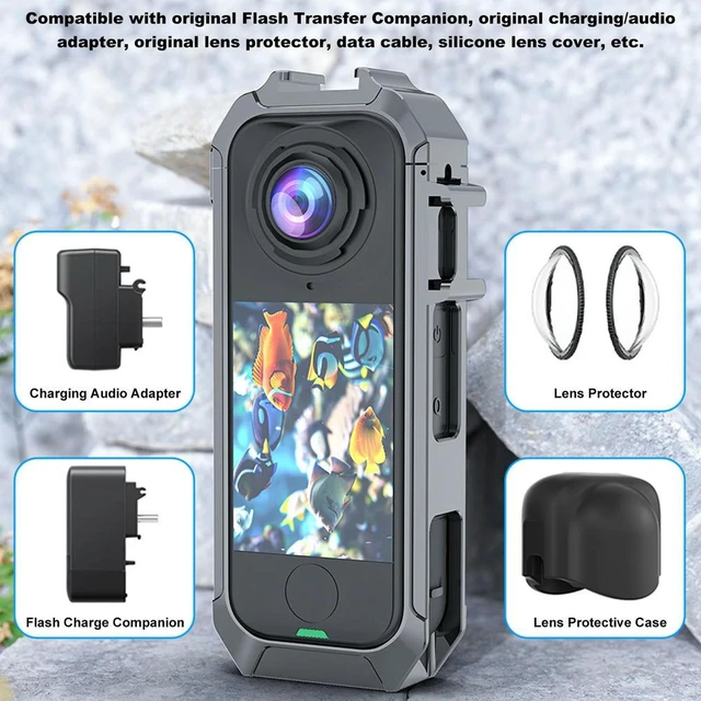 Main image of Rabbit Cage Magnetic Quick Release Protective Frame with 1/4 Threads Cold Shoe Mount for X4 Air Camera Accessories