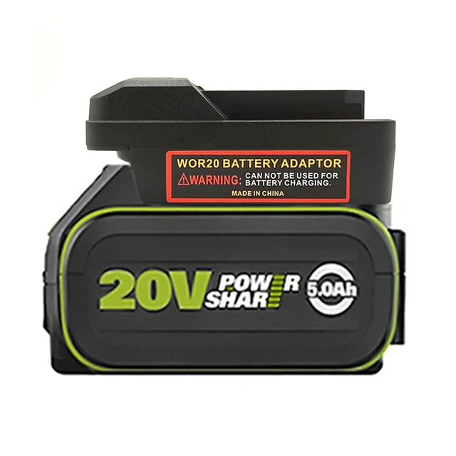 Alt view image 3 of 6 - For Worx Green 5pin 20V Lithium Batteries Adapter Converter for Parkside 20V Power Tools Drill Adapter Converter