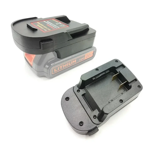 Alt view image 2 of 6 - For Black&decker/porter Cable/Stanley 18V/20V Lithium Batteries for RIDGID/AEG 18V Power Tools Adapter Converter