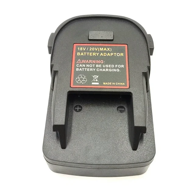 Alt view image 3 of 6 - For Black&decker/porter Cable/Stanley 18V/20V Lithium Batteries for RIDGID/AEG 18V Power Tools Adapter Converter