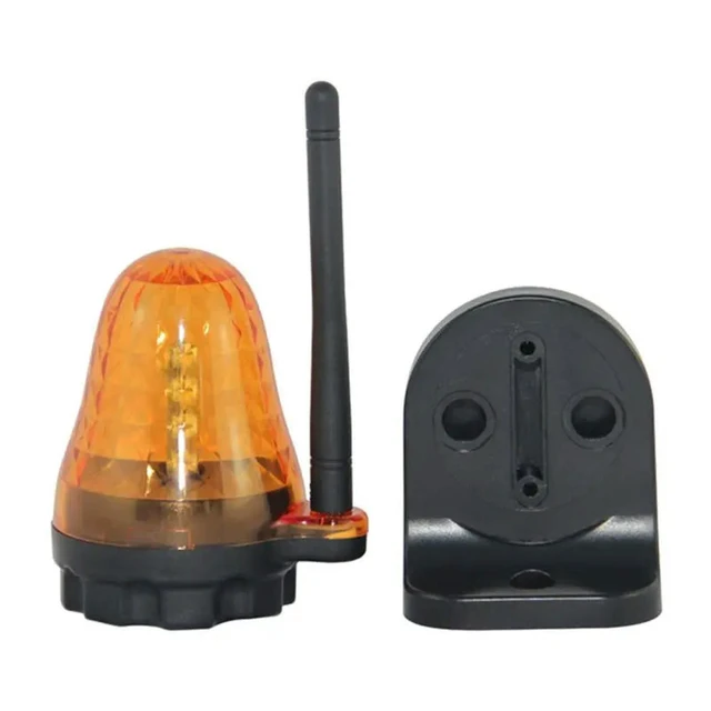 Alt view image 2 of 6 - LED Warning Beacon Light 2Pcs AC12-265V Universal Alarm Signal Lamp For Automatic Gates Garage Door Rolling Shutter