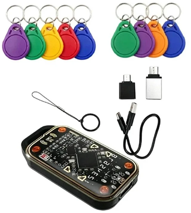 Main image of Chameleon Ultra V3.0 RFID Card Emulator Reader+ 9PCS UID/CUID Keychain Tags 125Khz 13.56Mhz IC/ID Card Copier