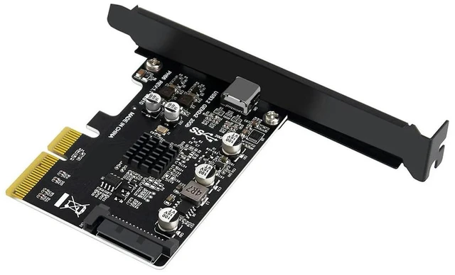 Main image of Converter Expansion Add on Card 20Gbps USB PCIE Card Type C PCI-Express To USB 3.2 Gen 2 for /Linux