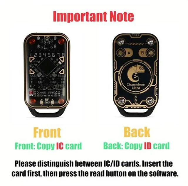 Alt view image 3 of 3 - Chameleon Ultra V3.0 RFID Card Emulator Reader+ 6PCS UID/CUID Keychain Support 125Khz 13.56Mhz ID IC Cards