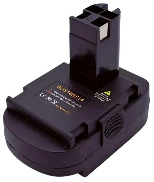 Main image of BOS18BS14 Adapter Converter for Bosch 18V Li-ion Batteries Converting To for Bosch 14.4V Li-ion Power Tool Drill