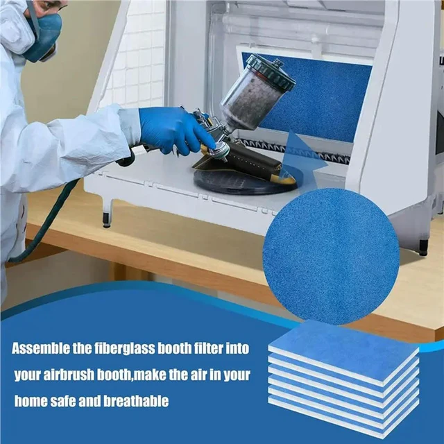 Alt view image 2 of 3 - 18 Pieces Paint Booth Filters,Sprays Booth Filter,Paint Booth Exhaust Filters