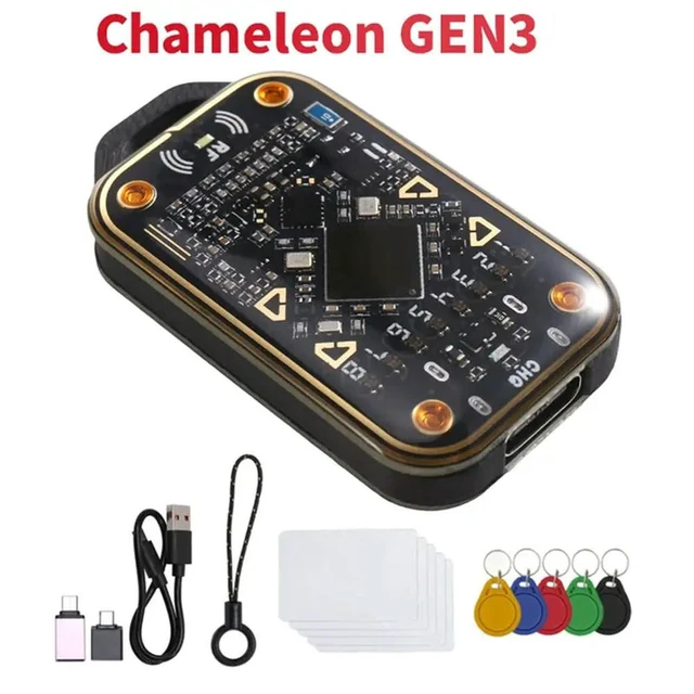 Alt view image 3 of 3 - Chameleon V3.0 RFID Chip Emulator Card Reader NFC Read Writer ID IC Card Tag Copyer+5XUID Keychain/Card