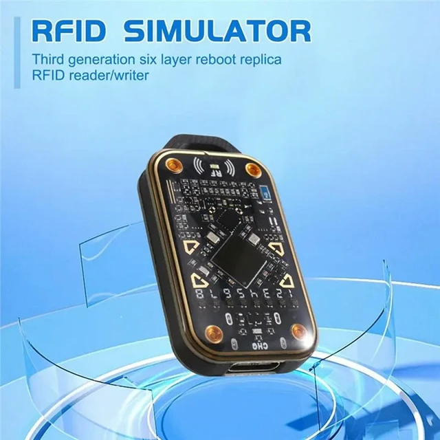 Alt view image 2 of 3 - Chameleon V3.0 RFID Chip Emulator Card Reader NFC Read Writer ID IC Card Tag Copyer+5XUID Keychain/Card