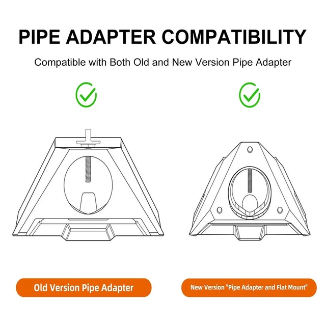 Alt view image 3 of 3 - Stable Stretchable Kickstand Stand for Mini Dish/Antenna 3 Level Adjustable Height 360° Tilt for Camping and RV Travel
