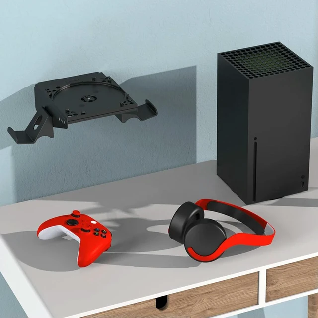 Alt view image 2 of 3 - Removable Game Controller Holder Space Saving Game Controller Bracket Fall Prevention Rotatable Accessories for Series X