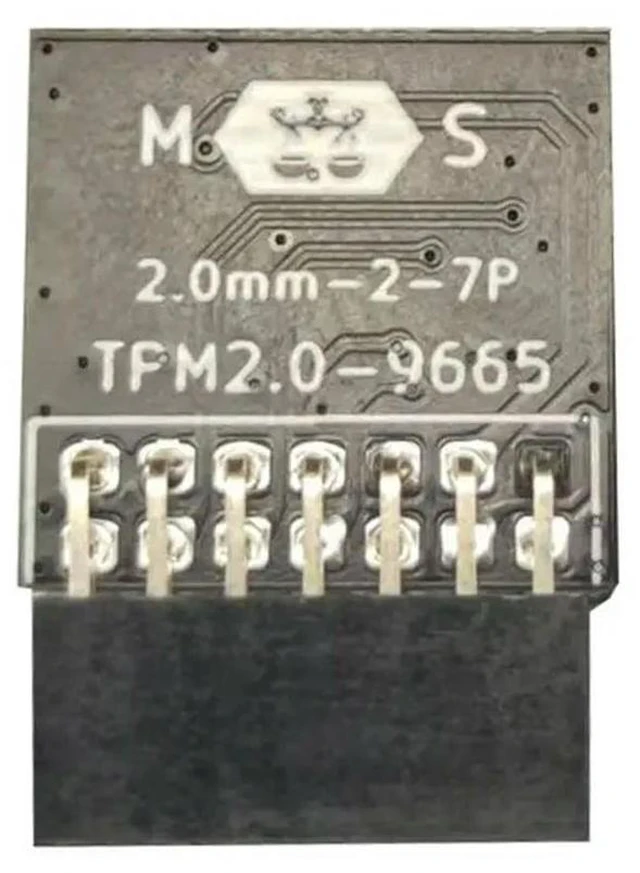 Alt view image 2 of 3 - 4X LPC TPM 2.0 Encryption Security Module Remote Card 14Pin TPM2.0 Module Board For 11