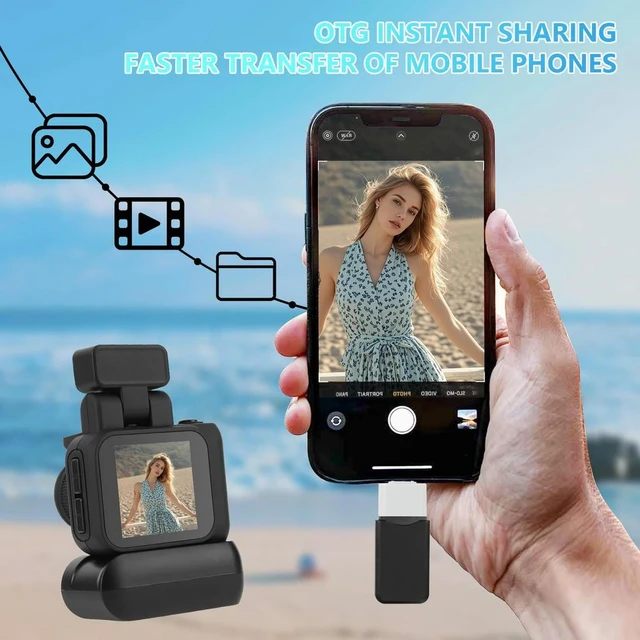 Alt view image 2 of 3 - Small Camera 1080P HD Mini Digital Camera Display Screen Micro Camera with 32G Card Graduation Gifts