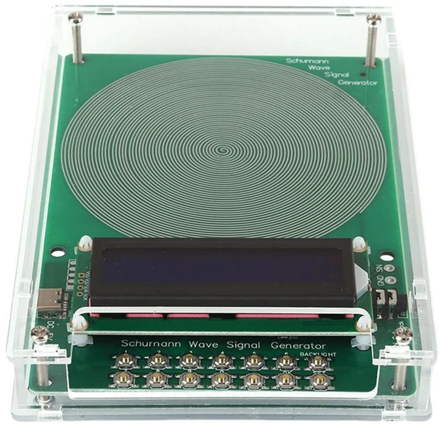 Alt view image 2 of 3 - Adjustable Schumann Resonance Generator USB Type-C Powered Schumann Waves Generators 0.1Hz100KHz for Healing Deep Sleep