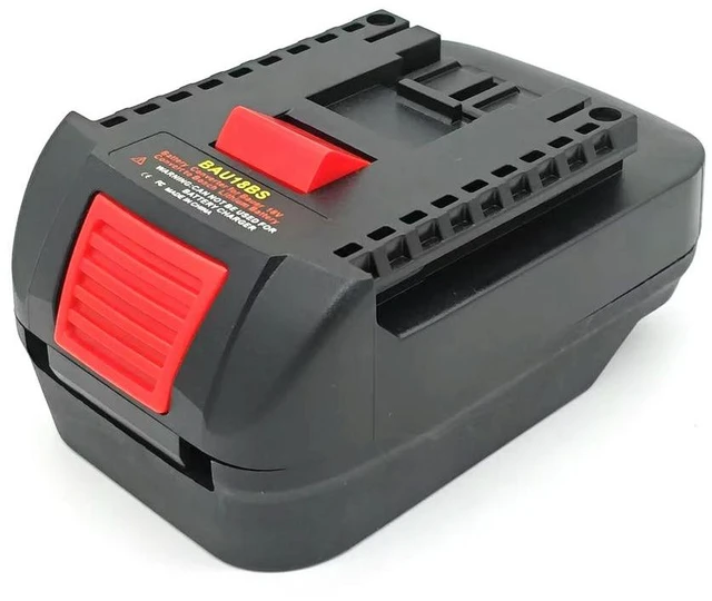 Main image of For Bauer 20V Li-ion Batteries BAU18BS Adapter Converter Compatible with For Bosch 18V Li-ion Power Tools Drills