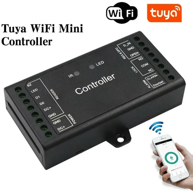 Alt view image 3 of 3 - Wiegand Controller Single Door Remote Control Access Control Board Panel 12V Wiegand 26-44 Bits Input 1000 User