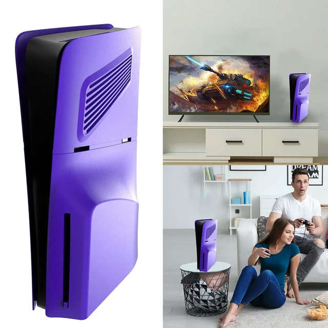 Alt view image 2 of 3 - Console Cover Plates ABS Case Side Faceplate Shell Case for Slim Disc Edition for 5 Slim Disc Edition
