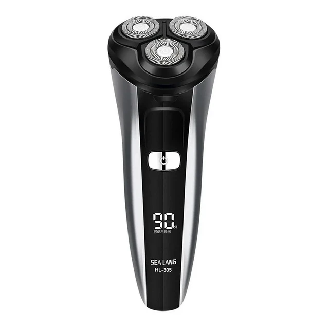Alt view image 3 of 3 - Rechargeable Trimmer Mens Electric Shaver with Pop-up Trimmer Ideal for Business Travel for Both Wet and Dry Shaving