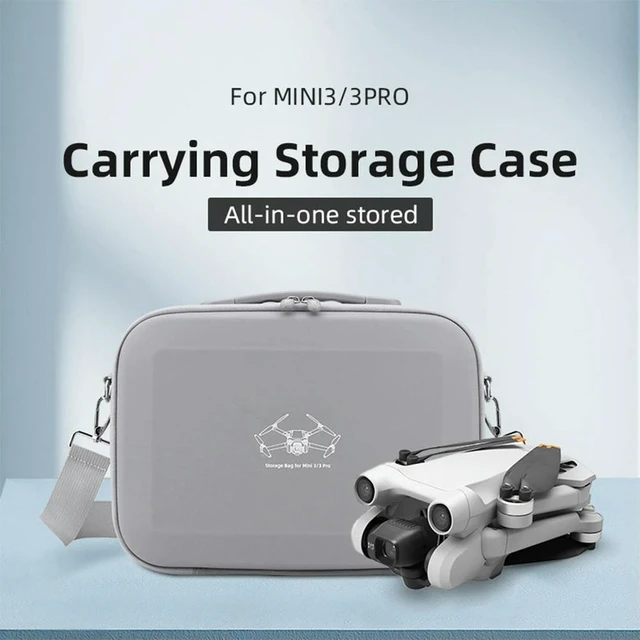 Alt view image 3 of 3 - Carrying Case Hardshell Travel Case Waterproof Hard Carry Bag Anti-scratch for Mini 3 Pro/Mini 3 RC Case