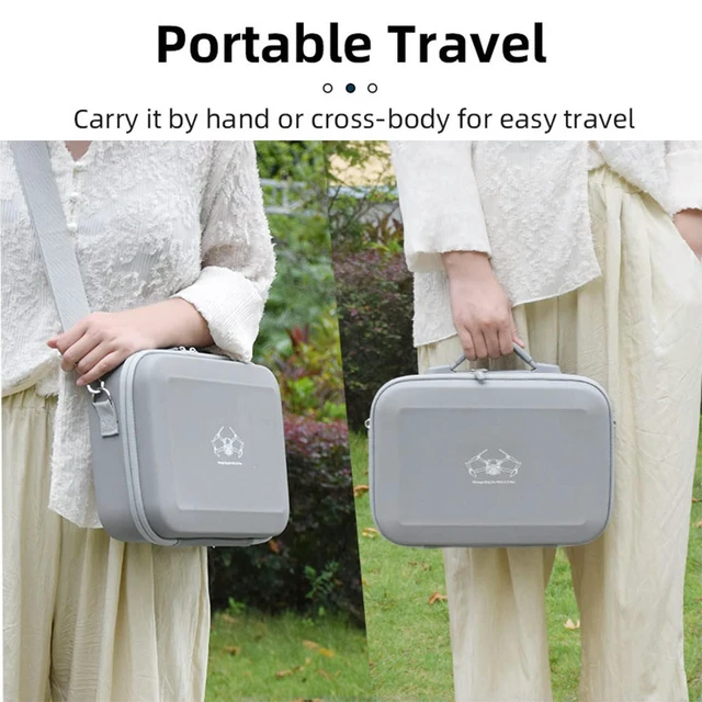 Alt view image 2 of 3 - Carrying Case Hardshell Travel Case Waterproof Hard Carry Bag Anti-scratch for Mini 3 Pro/Mini 3 RC Case