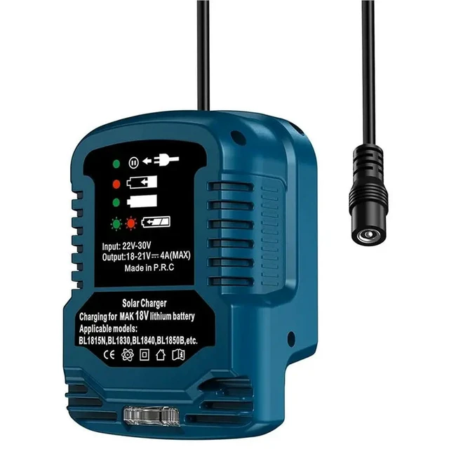 Alt view image 2 of 3 - 2X Solar Charger For Makita 18V Solar Adapter,,Outdoor Work,Camping