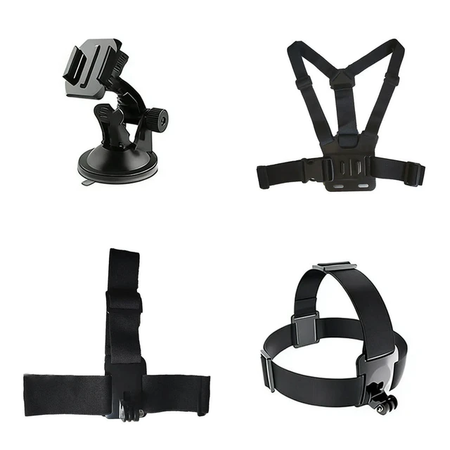 Alt view image 2 of 3 - Action Camera Accessories Kit for GoPro 13/12/11/10/ 9 Sports Camera Accessory Kit with Head Chest Wrist Strap+Bike Mount