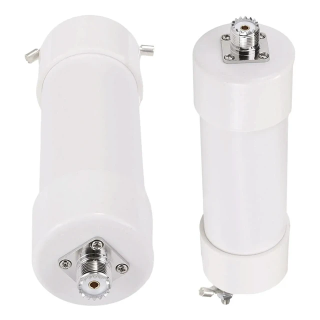 Alt view image 2 of 3 - 50 Ohm To 100 Ohm Impedance Transformer 500W HF Balun for Ham Radio 1:2 Waterproof Outdoor Shortwave Balun for Windom Antennae