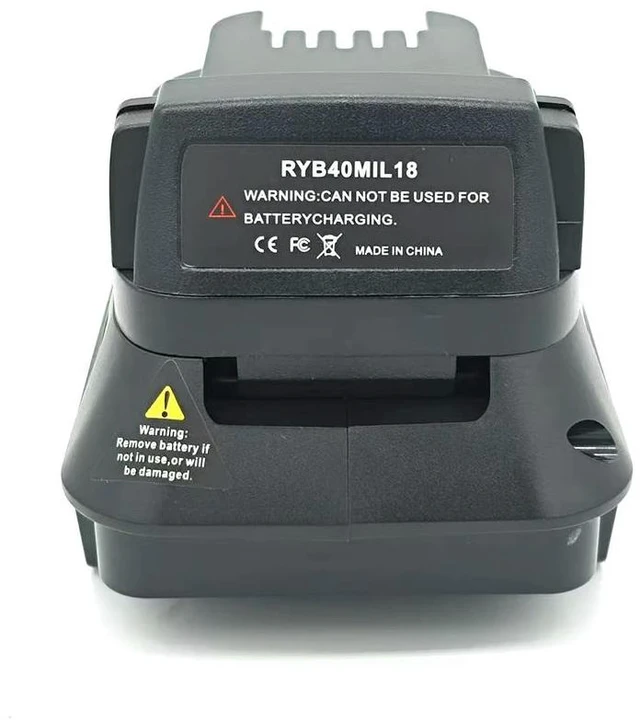 Main image of For Ryobi 40V Li-ion Batteries RYB40MIL18 Adapter Compatible with For Milwaukee 18V Li-ion Bsttery Cordless Power Tools