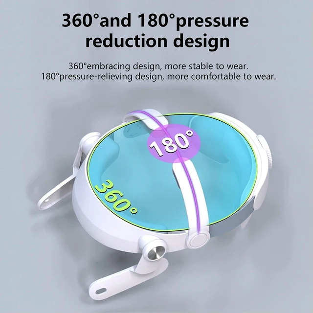 Alt view image 2 of 3 - Adjustable Alternative Head Strap Comfort VR Glasses Headband Reduces VR Accessories for Quest 3